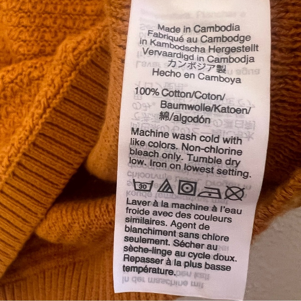 J Crew ruffle trim crochet sweater tank deep yellow - Picture 8 of 8
